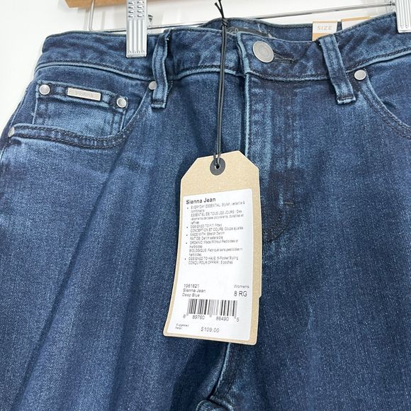 Prana Sienna Skinny Jeans Women Dark Wash Mid Rise Classic Denim Blue Size 8 NWT - Picture 4 of 12